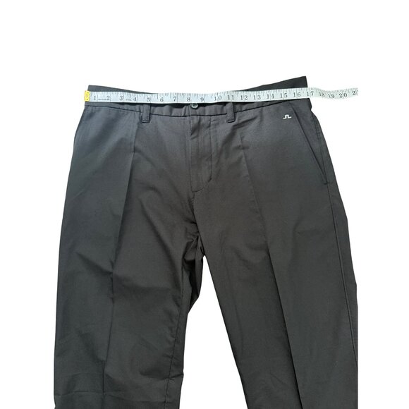 J. Lindeberg Black Performance Pants Lightweight Golf Size Regular Fit Men 32x34 - Picture 4 of 9